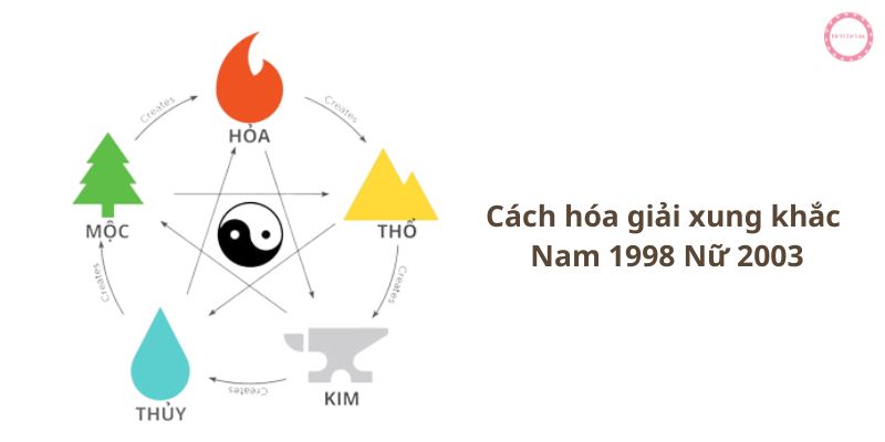 Cách hóa giải xung khắc nam 1998 nữ 2003